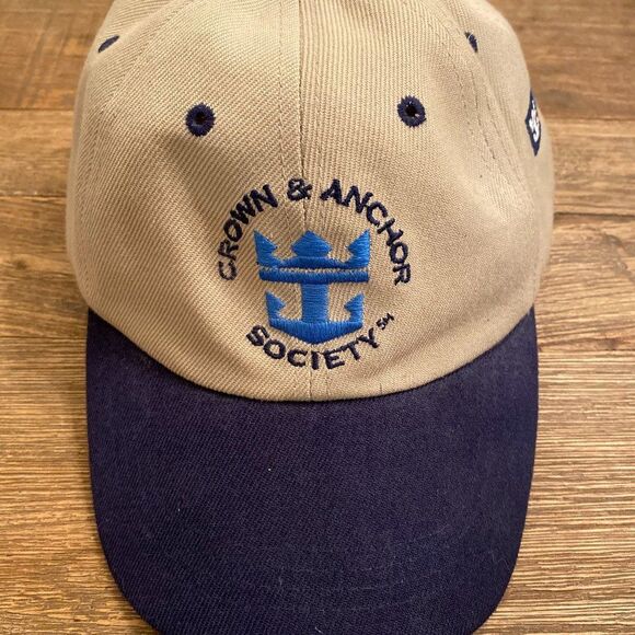 Crown & Anchor Society Royal Caribbean International Cruise Cap Hat One Size OS - Picture 1 of 4